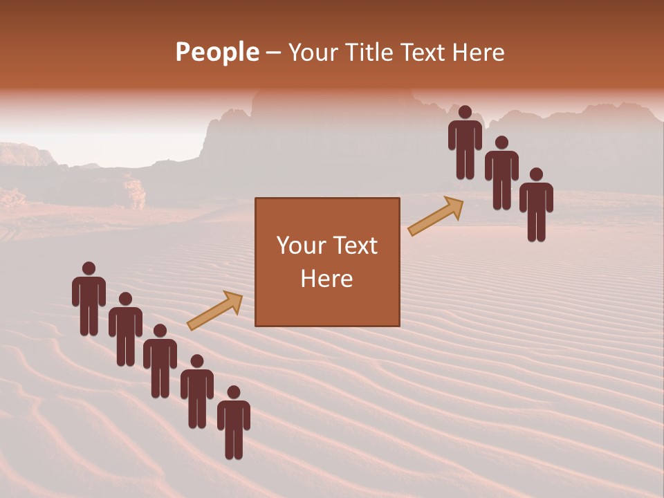 Sand Travel Canyon PowerPoint Template