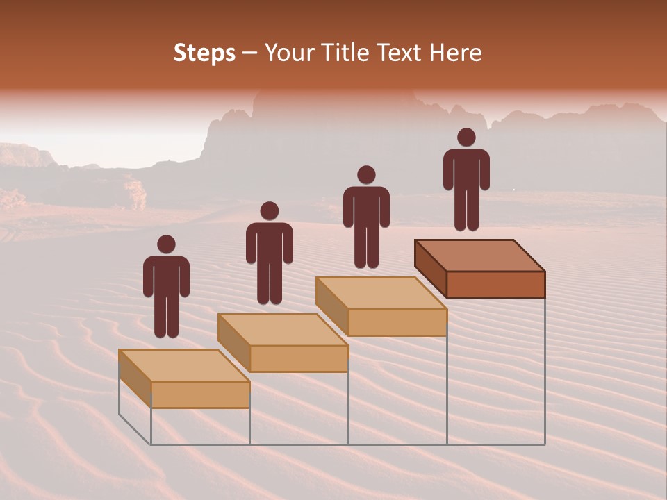 Sand Travel Canyon PowerPoint Template