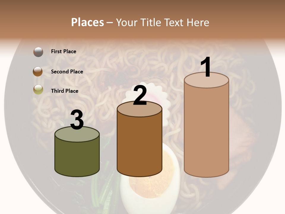 Egg Paste Chinese Food PowerPoint Template