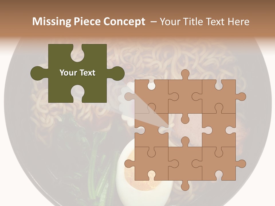 Egg Paste Chinese Food PowerPoint Template