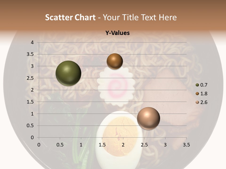 Egg Paste Chinese Food PowerPoint Template