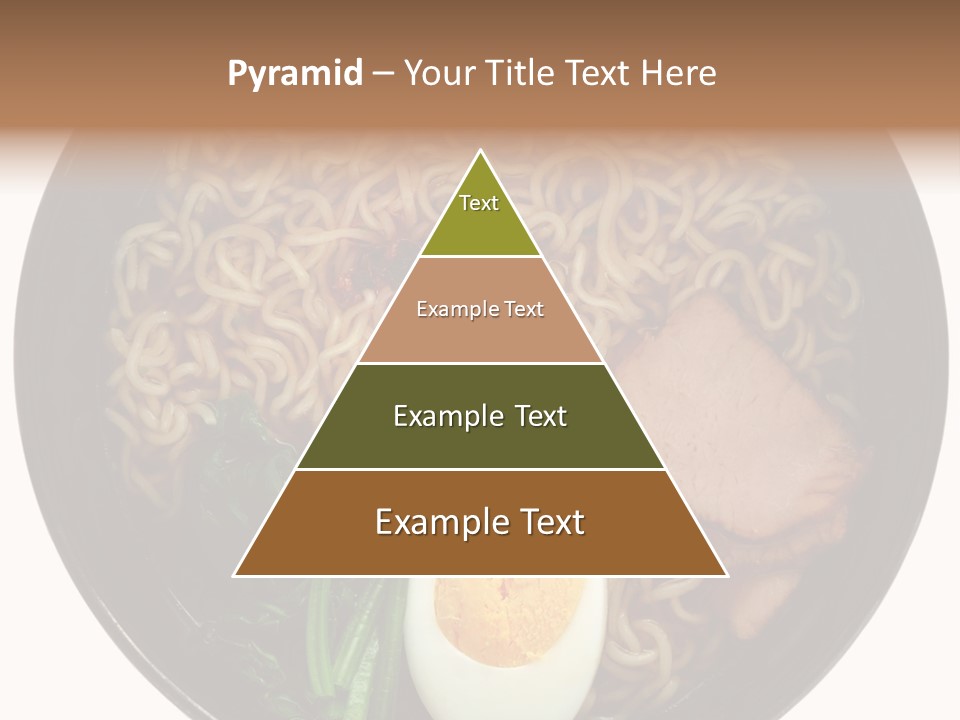 Egg Paste Chinese Food PowerPoint Template