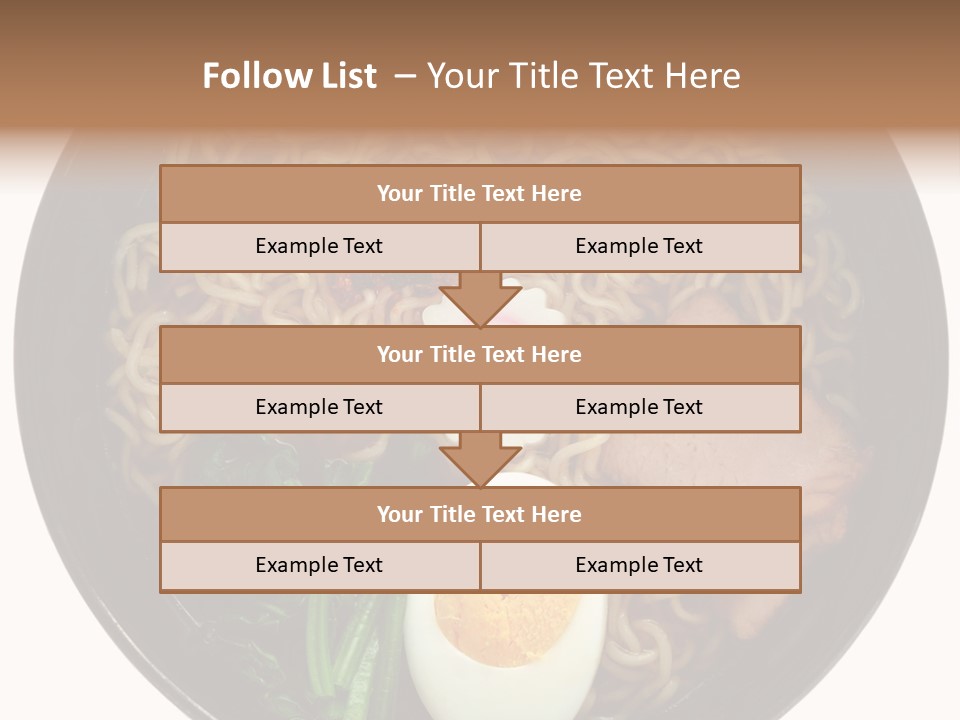 Egg Paste Chinese Food PowerPoint Template