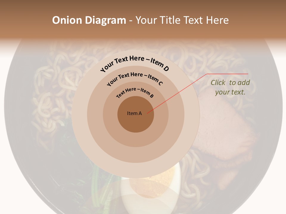 Egg Paste Chinese Food PowerPoint Template