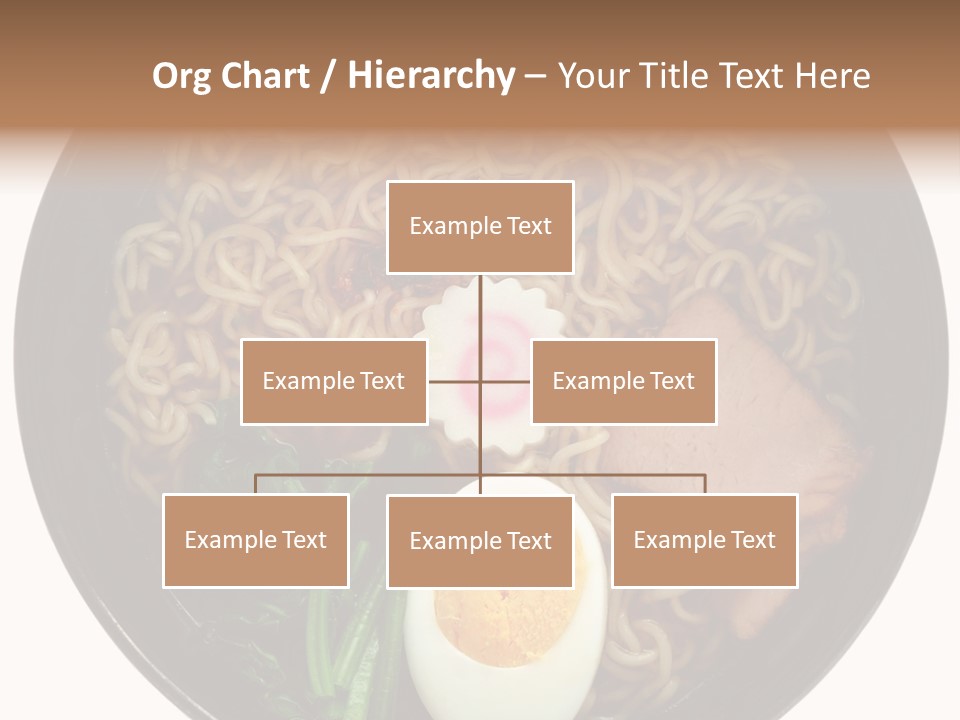 Egg Paste Chinese Food PowerPoint Template