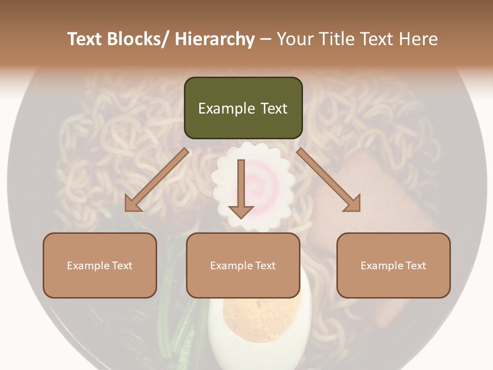 Egg Paste Chinese Food PowerPoint Template