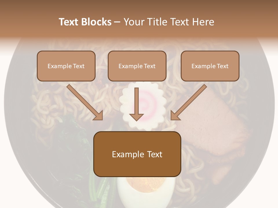 Egg Paste Chinese Food PowerPoint Template
