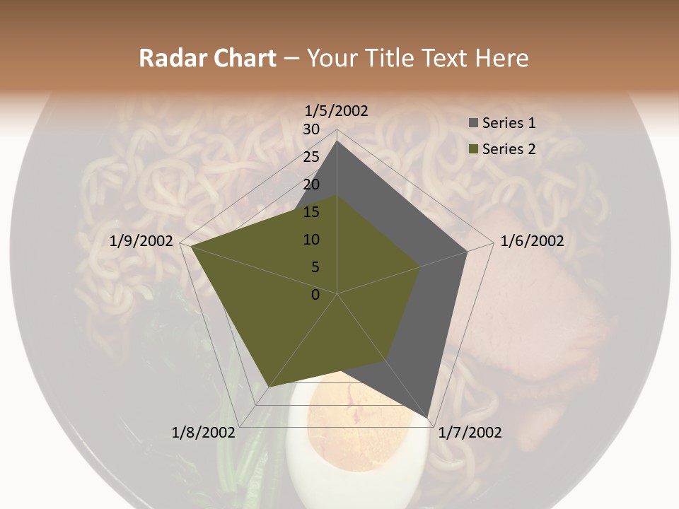 Egg Paste Chinese Food PowerPoint Template