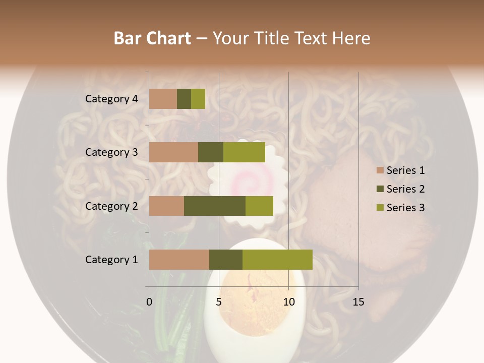 Egg Paste Chinese Food PowerPoint Template