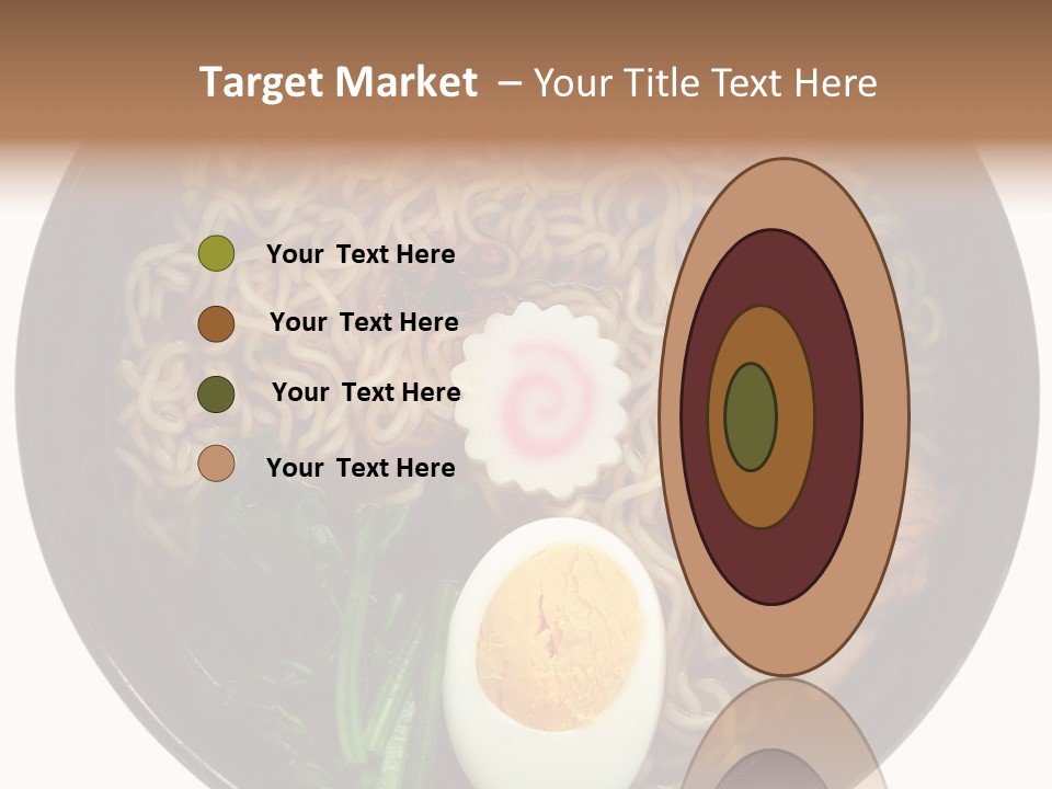 Egg Paste Chinese Food PowerPoint Template