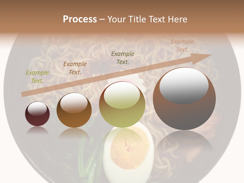 Egg Paste Chinese Food PowerPoint Template