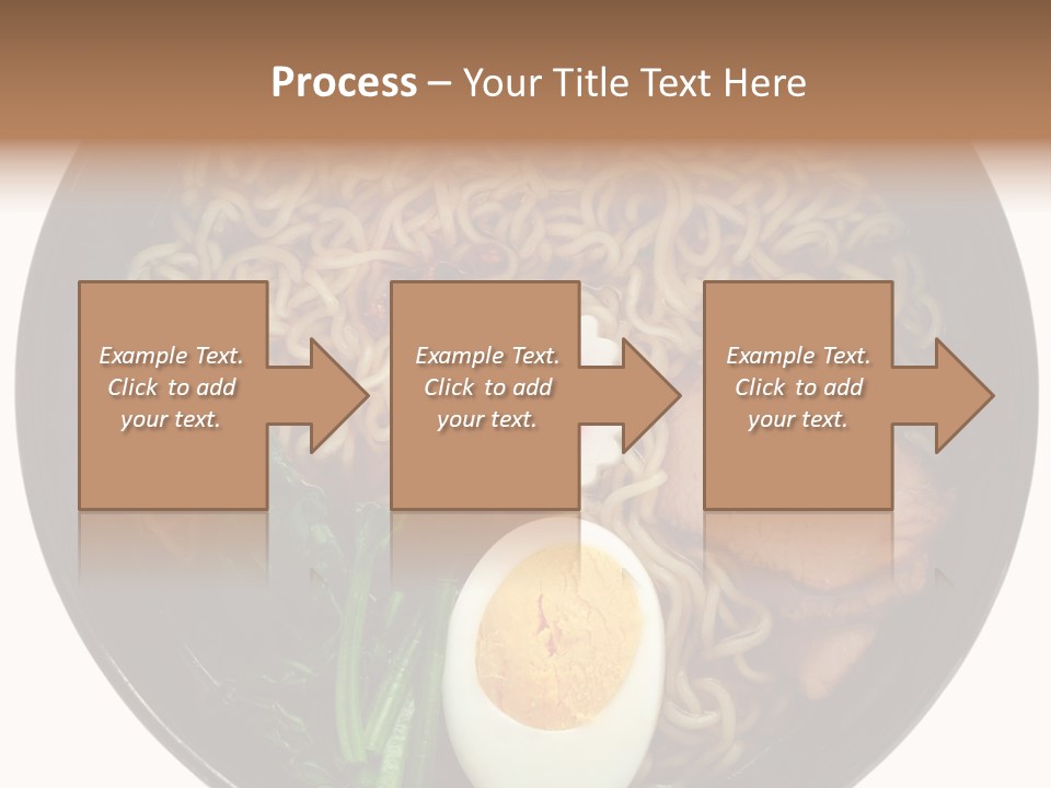 Egg Paste Chinese Food PowerPoint Template