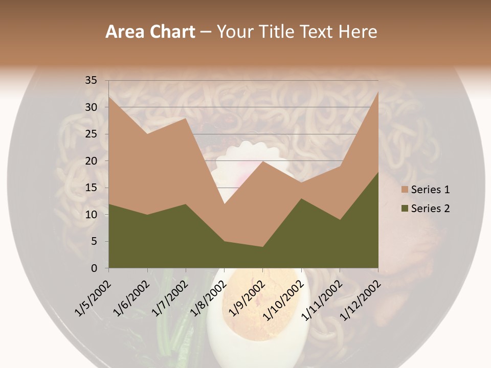 Egg Paste Chinese Food PowerPoint Template