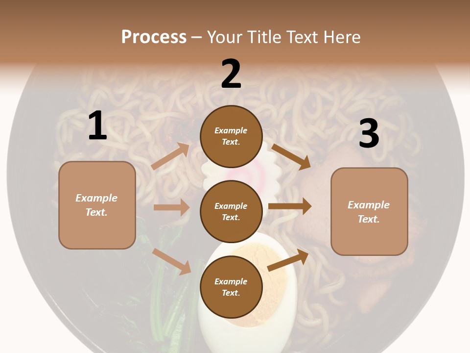 Egg Paste Chinese Food PowerPoint Template