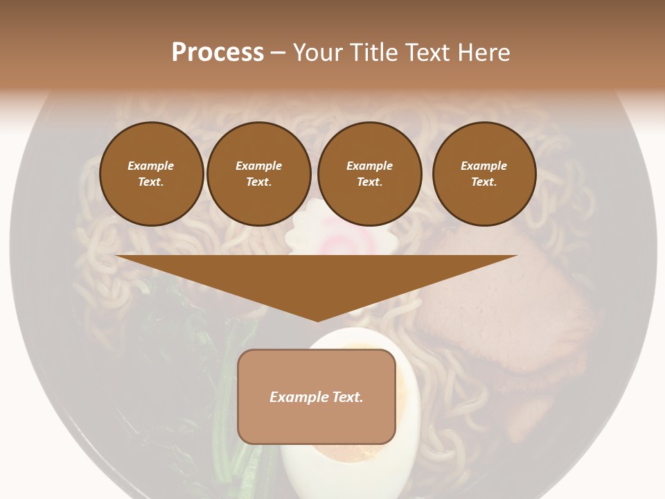 Egg Paste Chinese Food PowerPoint Template