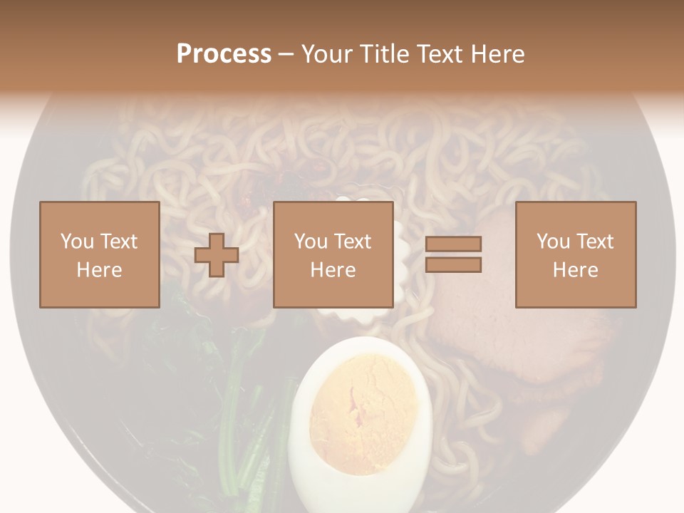 Egg Paste Chinese Food PowerPoint Template