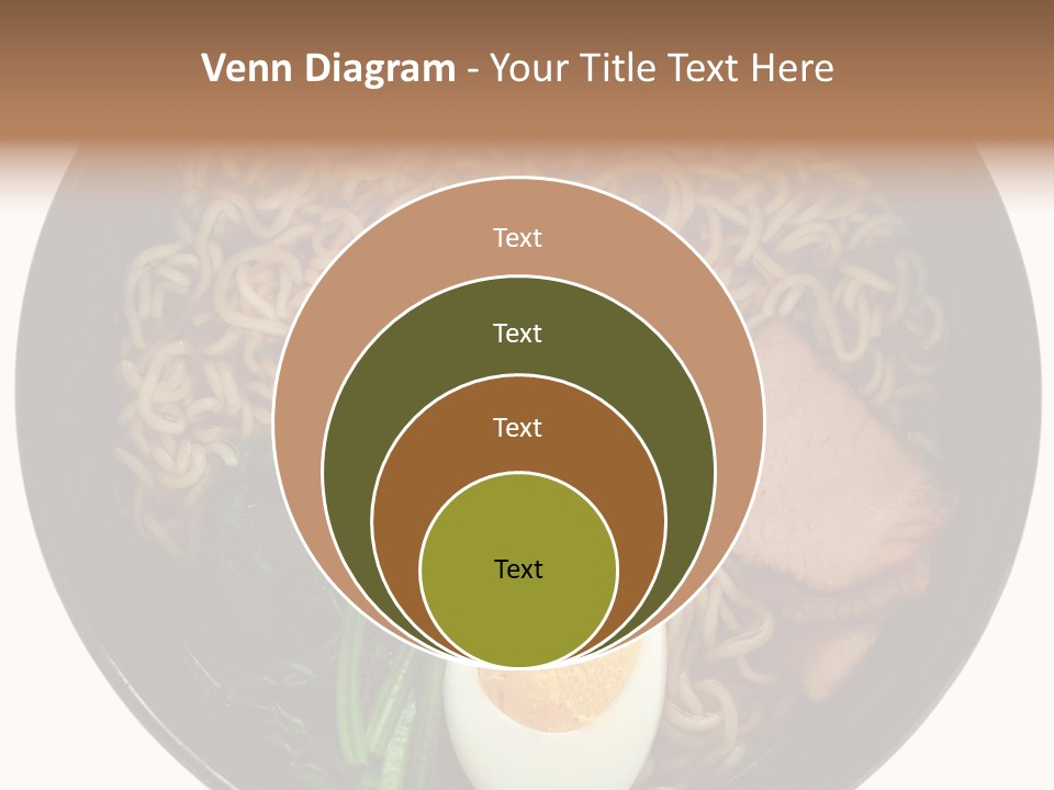 Egg Paste Chinese Food PowerPoint Template