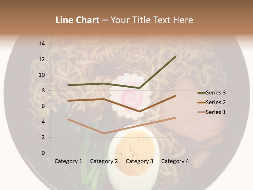 Egg Paste Chinese Food PowerPoint Template