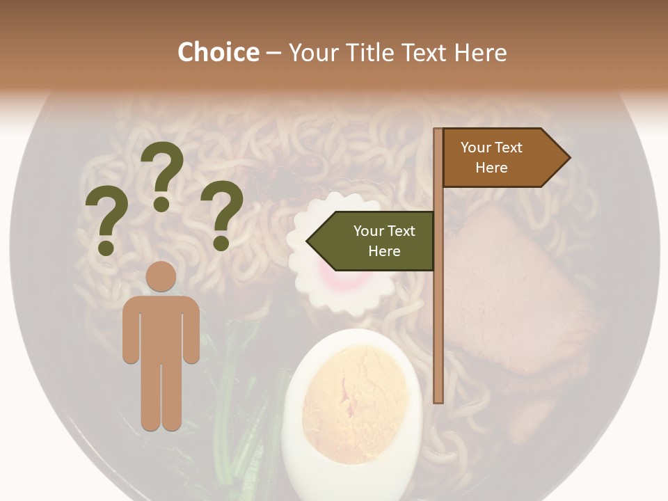 Egg Paste Chinese Food PowerPoint Template