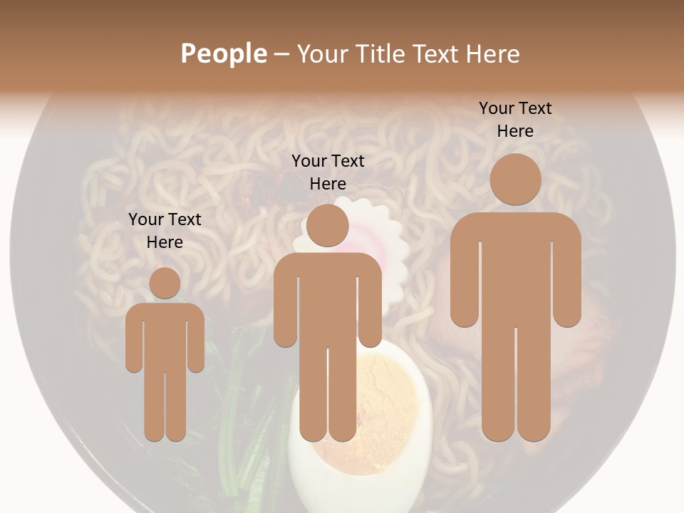 Egg Paste Chinese Food PowerPoint Template