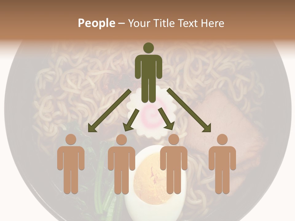 Egg Paste Chinese Food PowerPoint Template