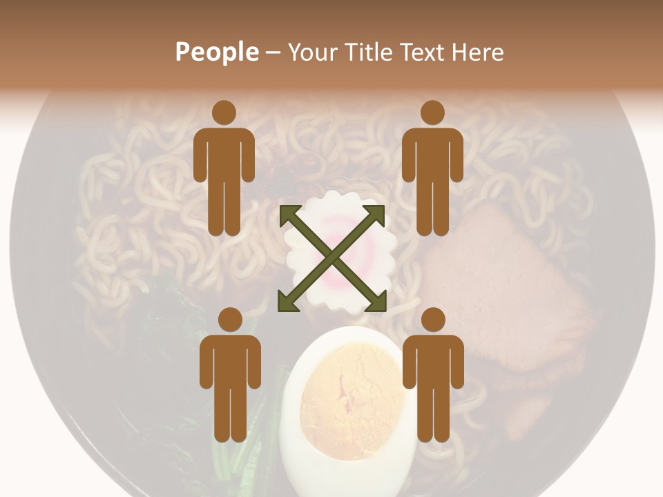 Egg Paste Chinese Food PowerPoint Template