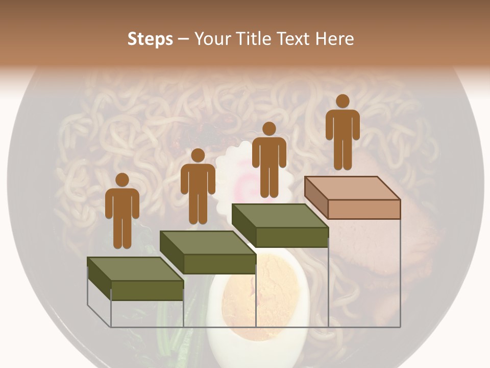 Egg Paste Chinese Food PowerPoint Template