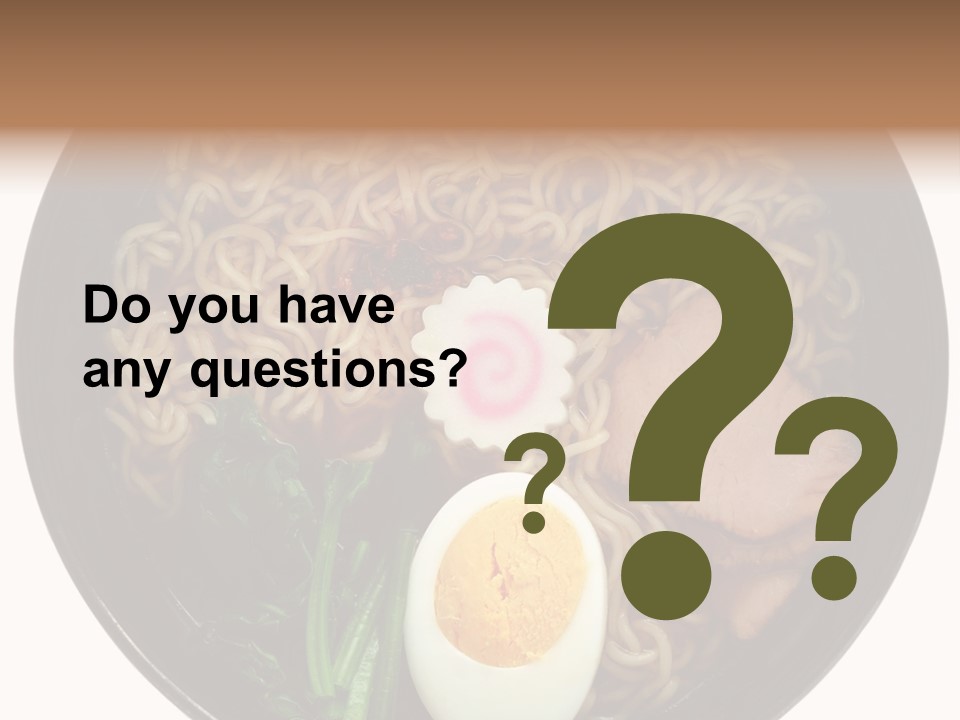 Egg Paste Chinese Food PowerPoint Template