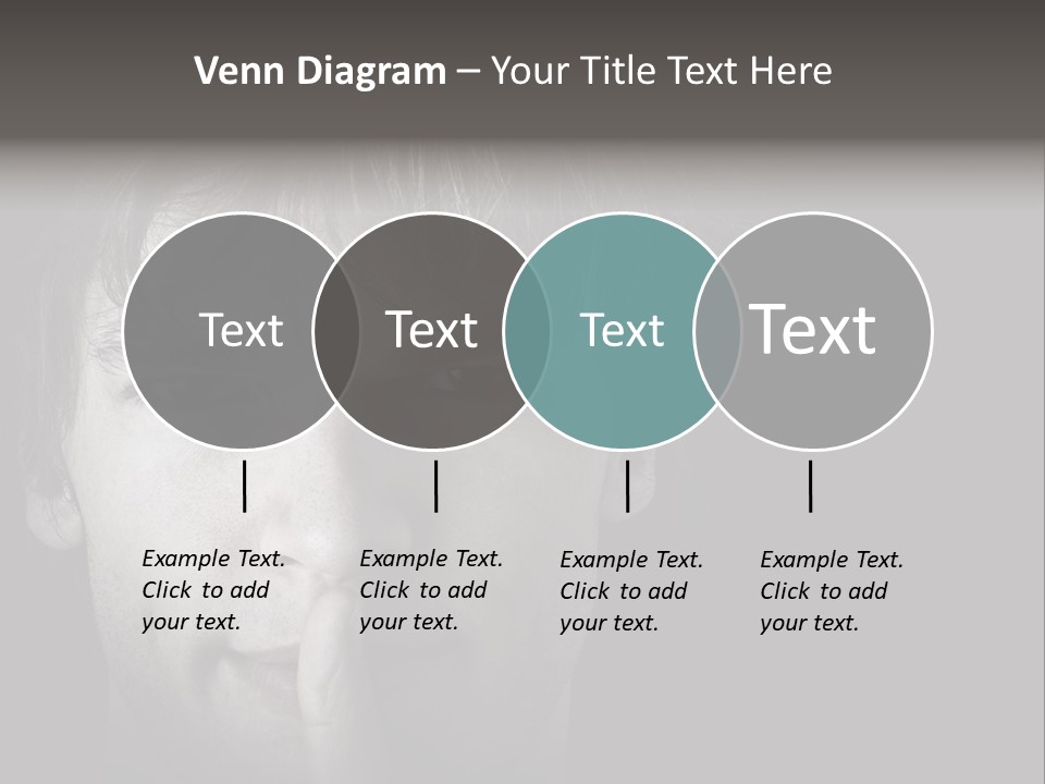 A Man With A Finger In His Mouth PowerPoint Template