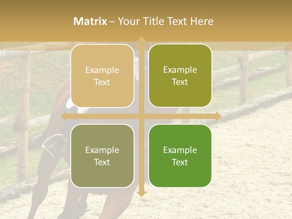 Bridle Gallop Adorable PowerPoint Template
