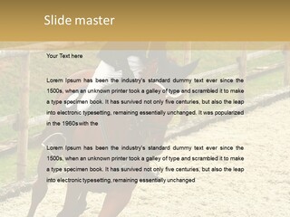 Bridle Gallop Adorable PowerPoint Template