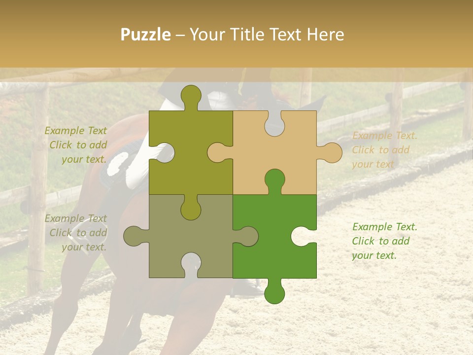 Bridle Gallop Adorable PowerPoint Template