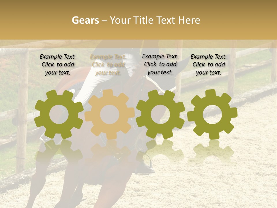 Bridle Gallop Adorable PowerPoint Template