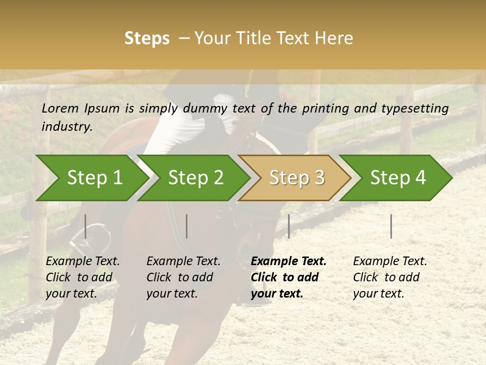 Bridle Gallop Adorable PowerPoint Template