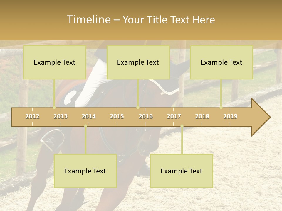 Bridle Gallop Adorable PowerPoint Template