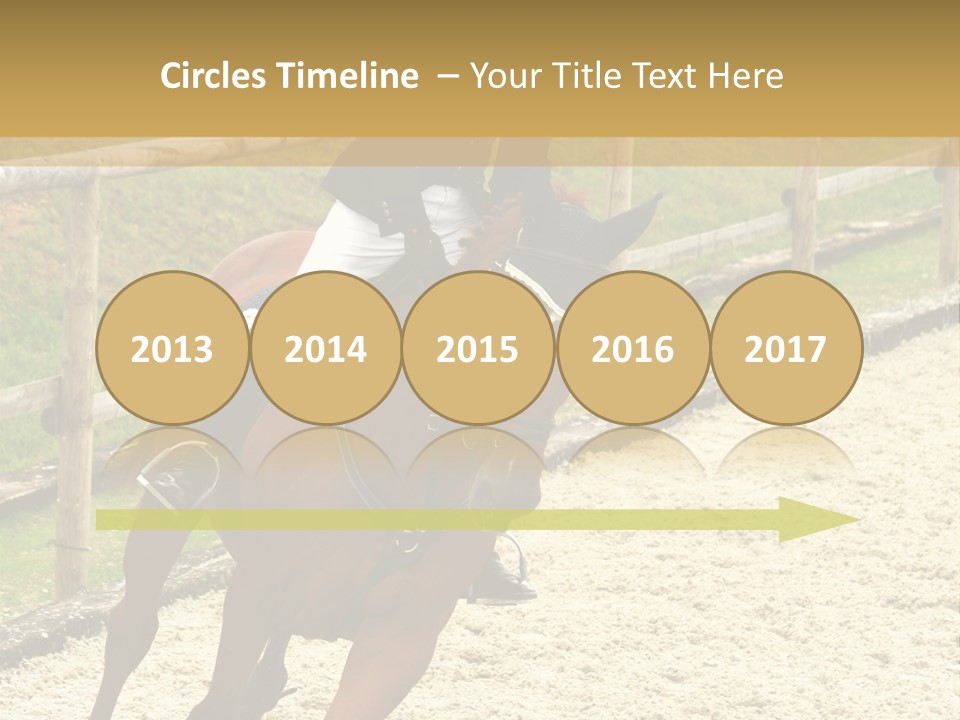 Bridle Gallop Adorable PowerPoint Template