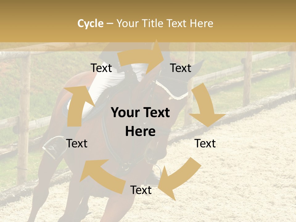 Bridle Gallop Adorable PowerPoint Template