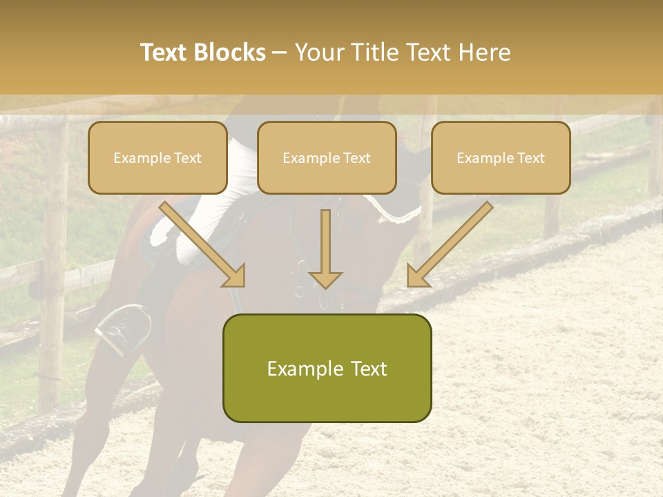 Bridle Gallop Adorable PowerPoint Template