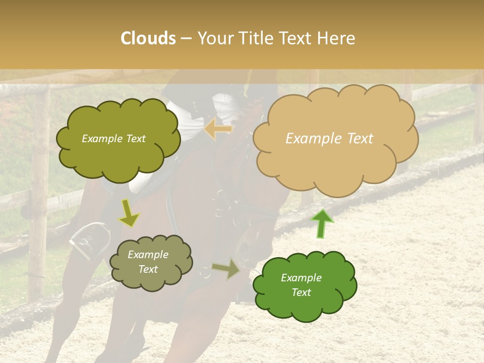 Bridle Gallop Adorable PowerPoint Template