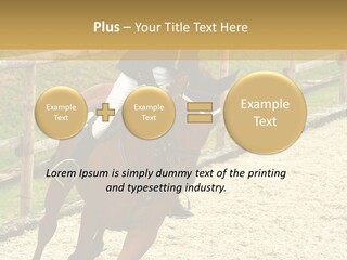 Bridle Gallop Adorable PowerPoint Template