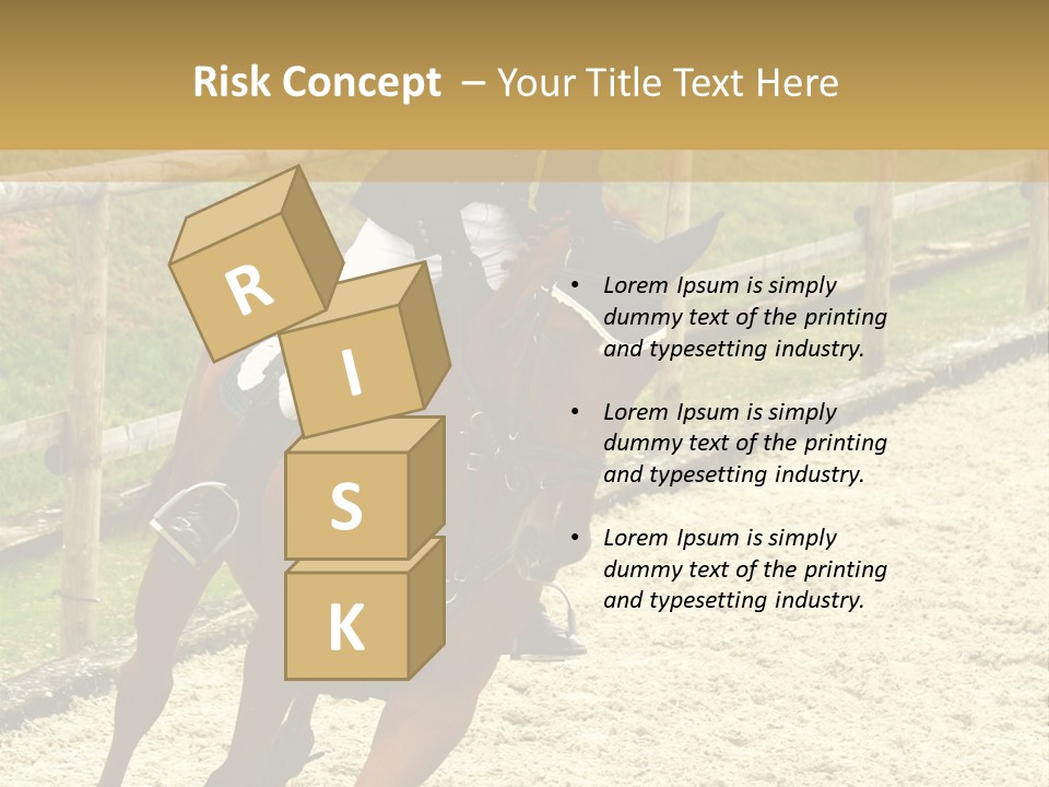 Bridle Gallop Adorable PowerPoint Template