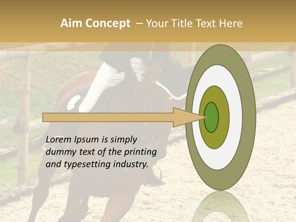 Bridle Gallop Adorable PowerPoint Template