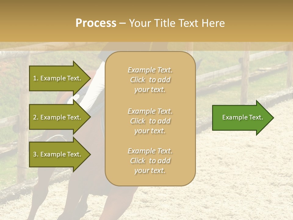 Bridle Gallop Adorable PowerPoint Template