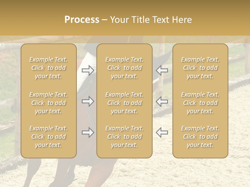 Bridle Gallop Adorable PowerPoint Template