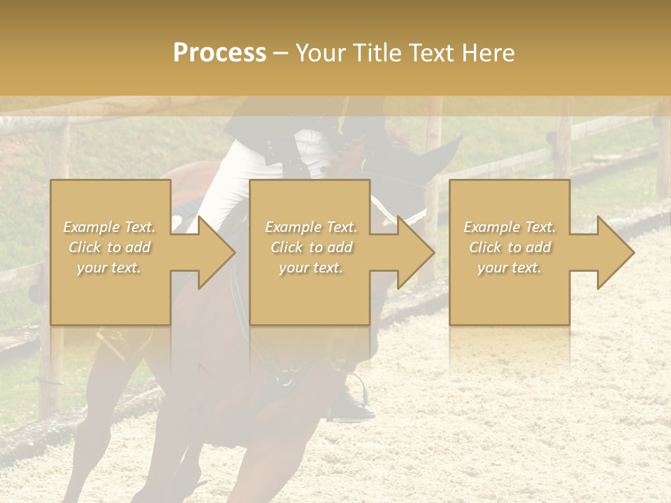 Bridle Gallop Adorable PowerPoint Template