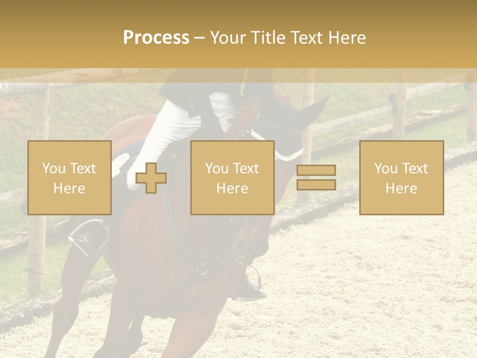 Bridle Gallop Adorable PowerPoint Template