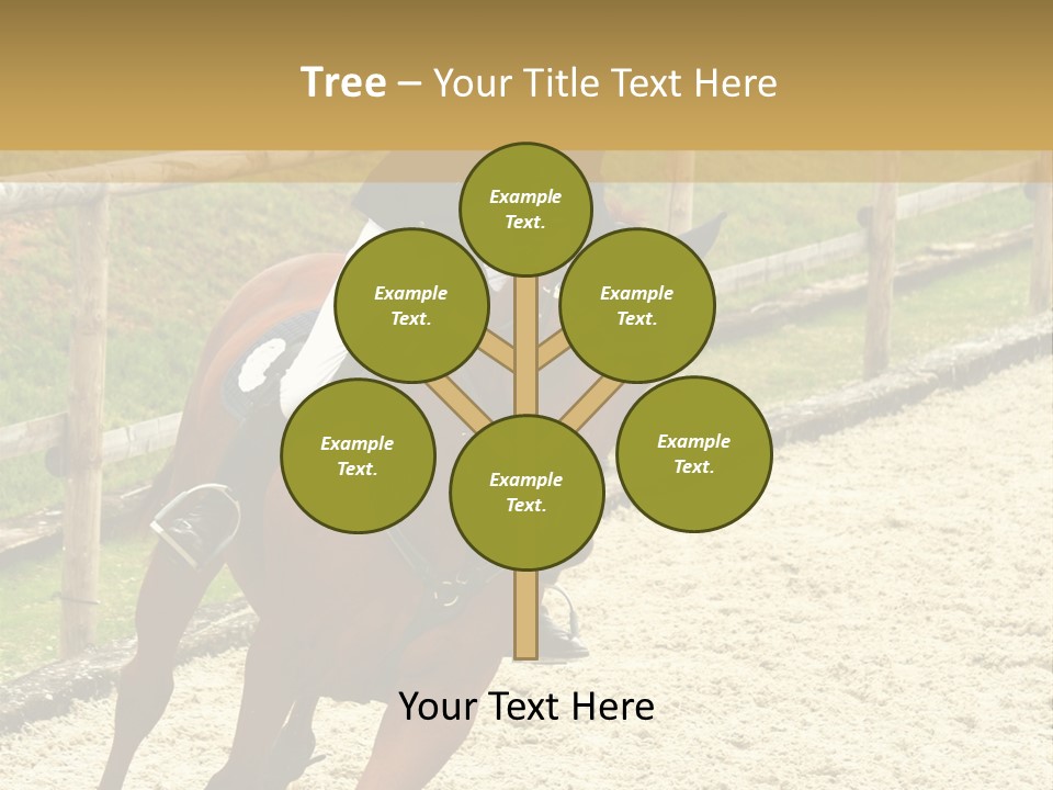 Bridle Gallop Adorable PowerPoint Template