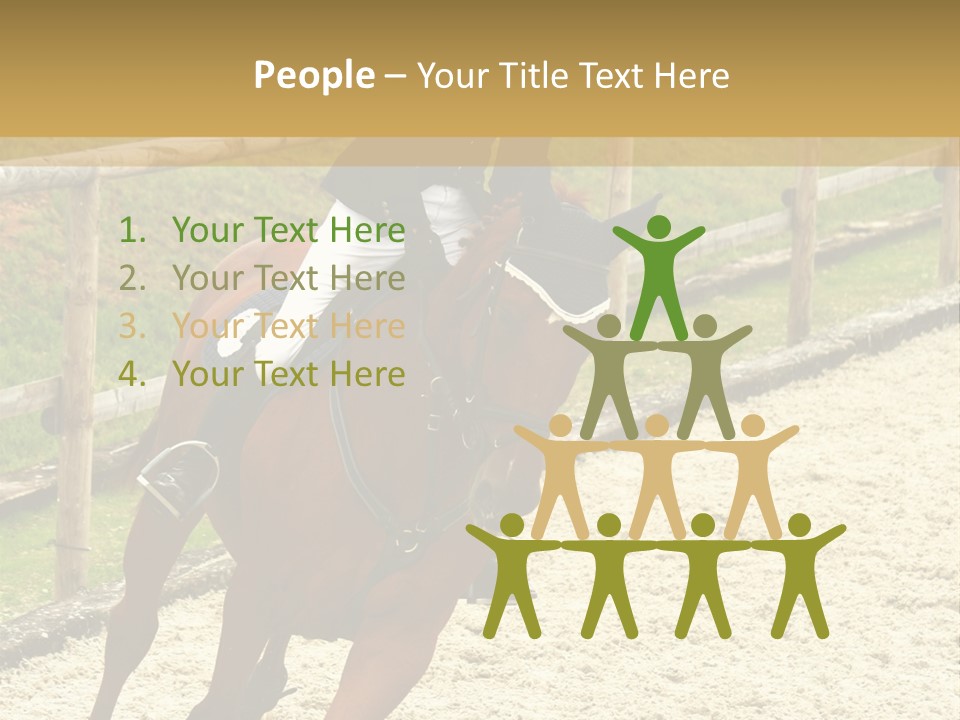 Bridle Gallop Adorable PowerPoint Template