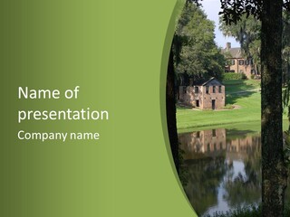 Carolina South Carolina Plantation PowerPoint Template