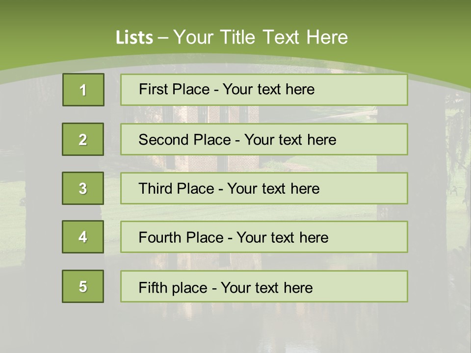 Carolina South Carolina Plantation PowerPoint Template
